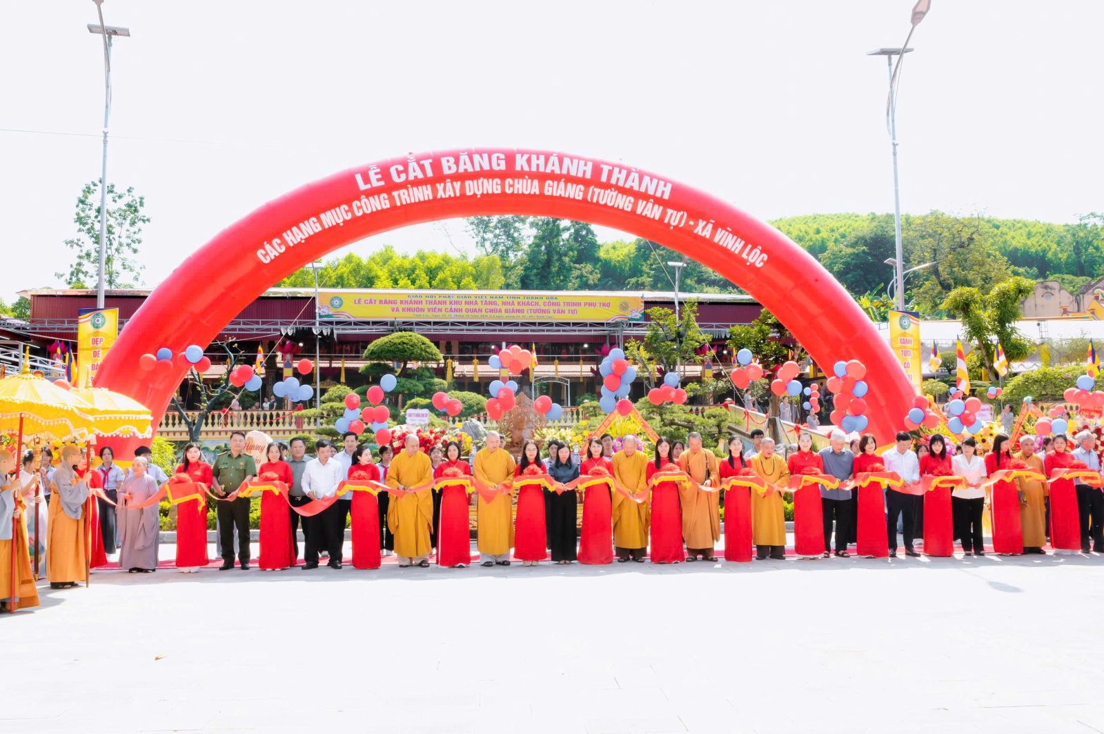 Chùa Giáng tổ chức lễ khánh thành các hạng mục công trình
