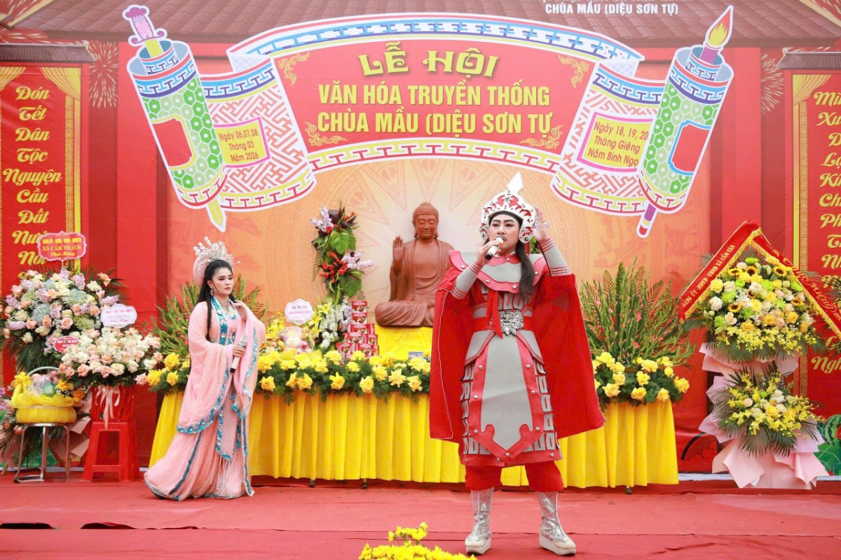 Khai mạc lễ hội chùa Mầu (Diệu Sơn Tự) Xuân Bính Ngọ 2026