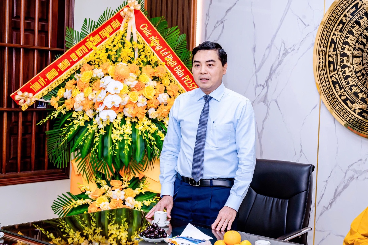 Chủ tịch UBND tỉnh Nguyễn Hoài Anh chúc mừng Đại lễ Phật đản PL.2570 - DL.2026
