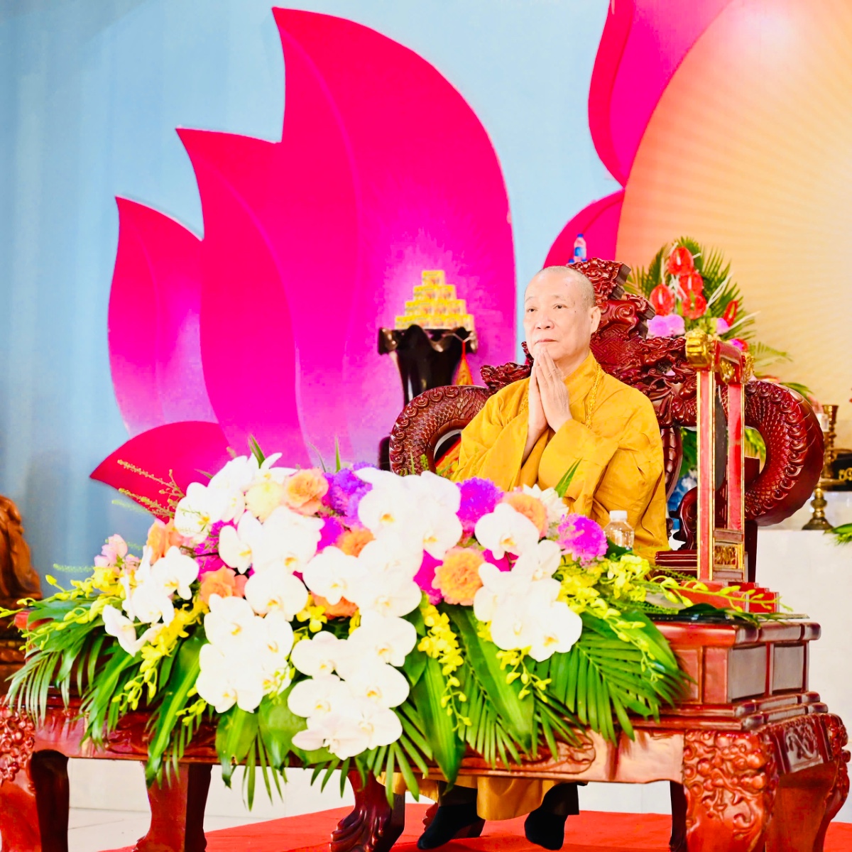 Hòa thượng Thích Bảo Nghiêm thuyết giảng, sách tấn Tăng Ni, Phật tử các hạ trường trên địa bàn tỉnh